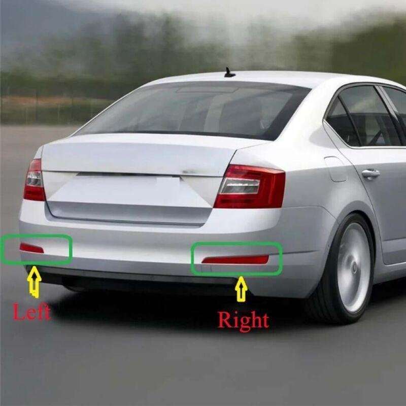 For Skoda Octavia A7 Sedan 2013-17 1 Pair Rear Bumper Reflector Light Brake Lamp