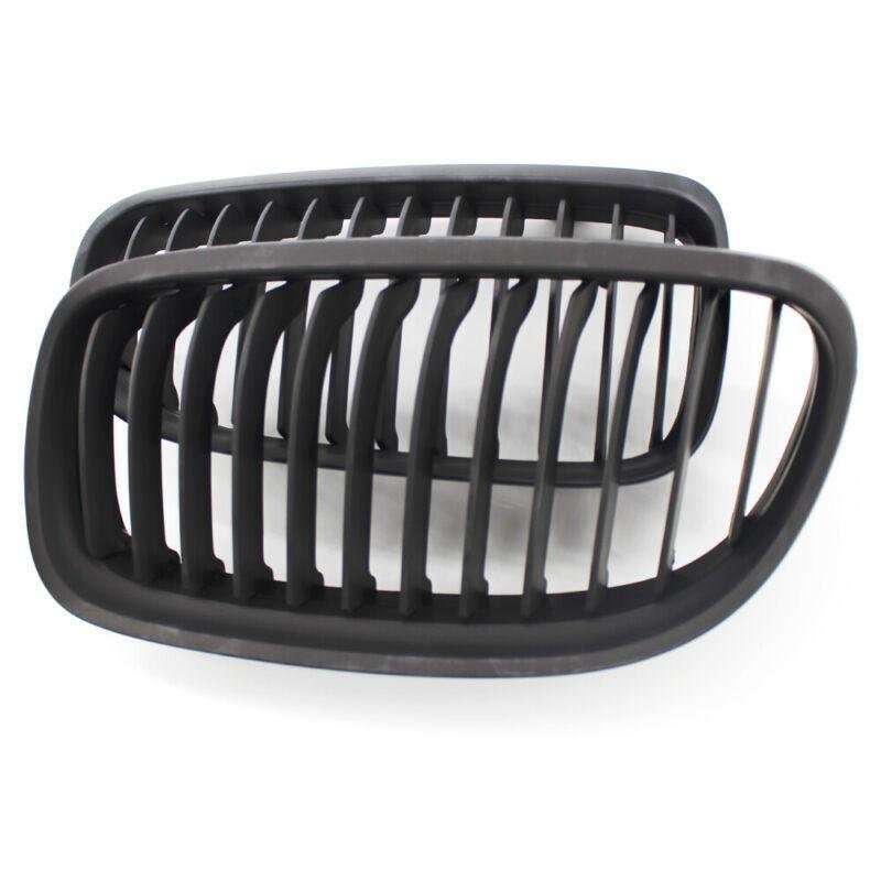 2X/Set Car Front Grille Matte Black fit for BMW 3 Series E90 09-11 10 Mesh Grill