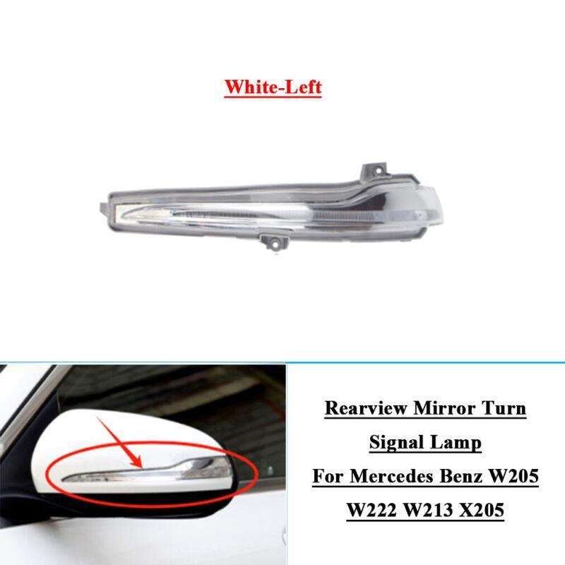 Rearview Mirror Turn Signal Lamp For Mercedes Benz W205 W222 W213 Left White