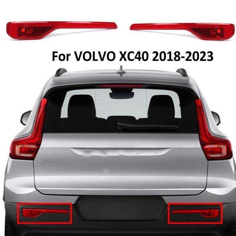 Rear Bumper Fog Light Lamp Reflector For VOLVO XC40 2018-2023 Pair