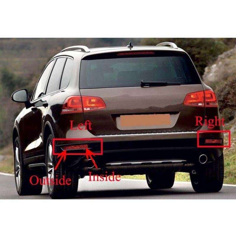 Fits For VW Touareg 2011-2014 Left Side Rear Bumper Reflector Light Brake Lamp