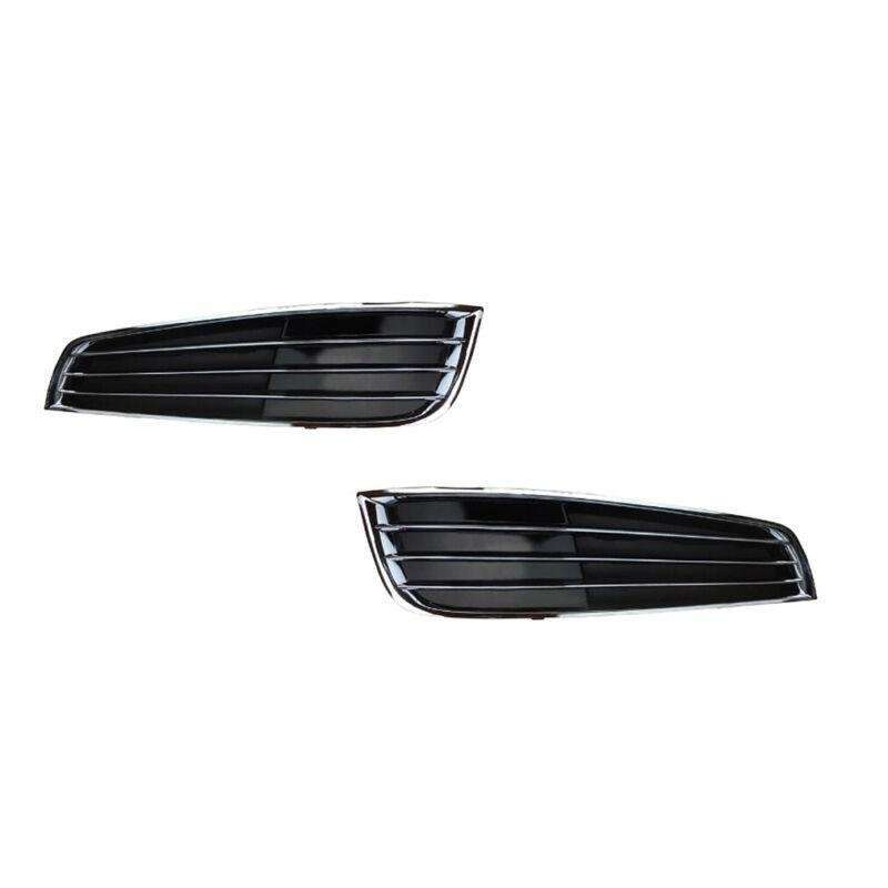 2x Front Bumper Fog Lamp Grille Cover For Audi A8 D4 2011-2013 Left+Right Side