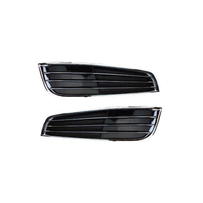 2x Front Bumper Fog Lamp Grille Cover For Audi A8 D4 2011-2013 Left+Right Side