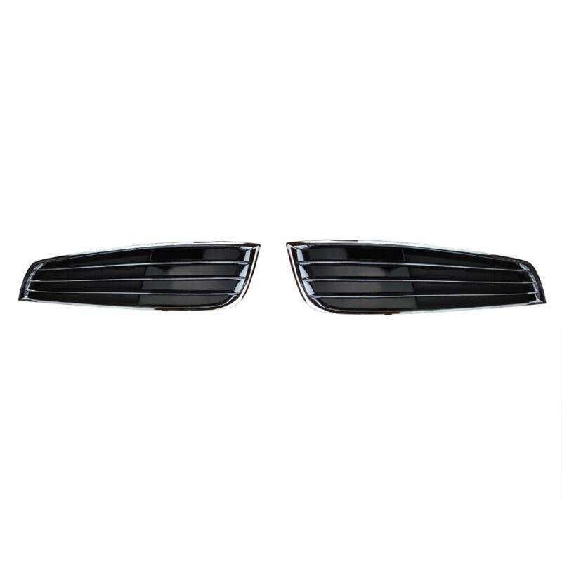 2x Front Bumper Fog Lamp Grille Cover For Audi A8 D4 2011-2013 Left+Right Side