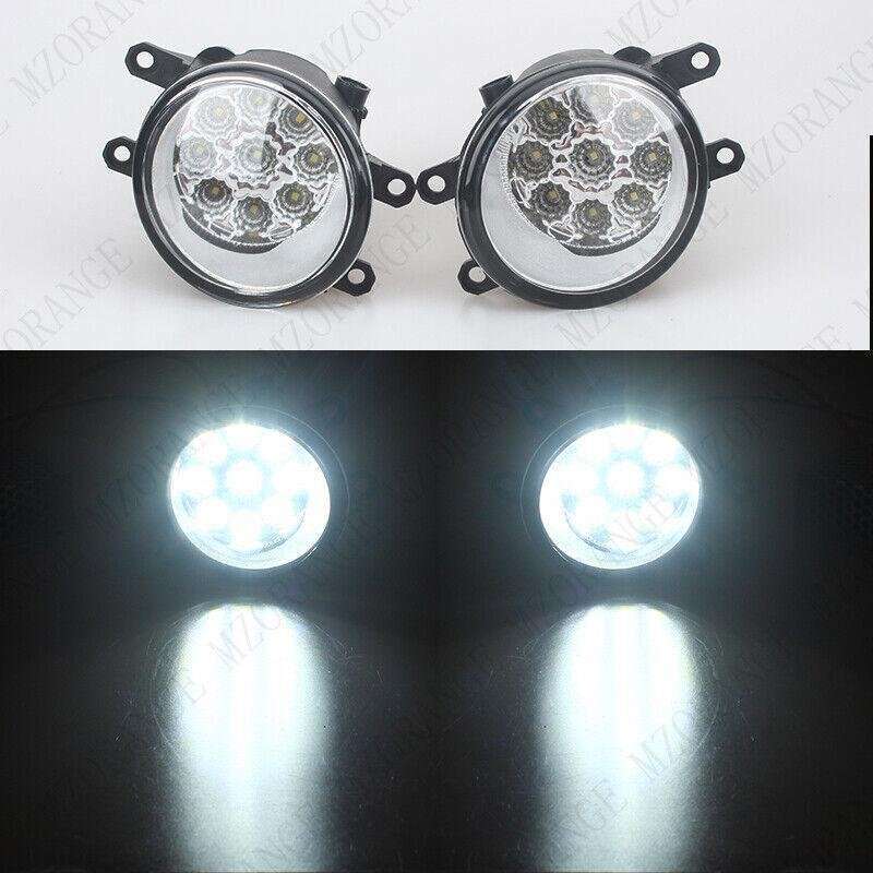 Pair LED Front Fog Lamp Driving Light For Toyota Sienna 2011-2017 Left+Right