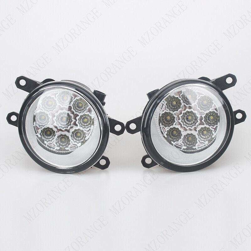 Pair LED Front Fog Lamp Driving Light For Toyota Sienna 2011-2017 Left+Right