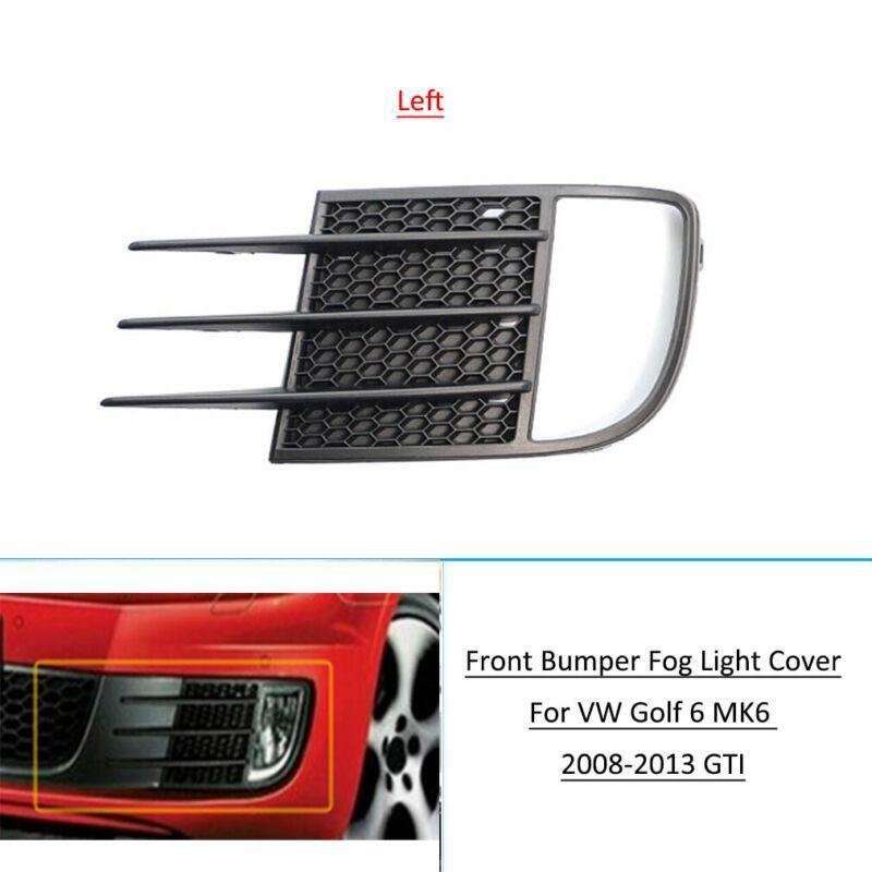 Front Bumper Fog Light Cover Grille Fits For VW Golf 6 MK6 08-13 GTI Left Side