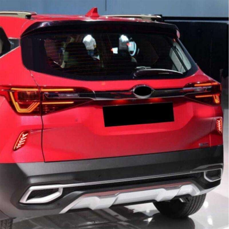 Rear Fog&amp;Brake Taillight Bumper Reflector Lights For Kia Seltos 19-21 Pair A