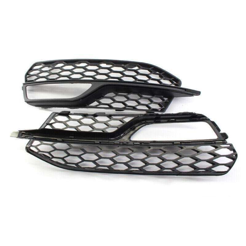 Fit For Audi A3 S-Line S3 2014-2016 Pair of Bumper Fog Light Grill Grille