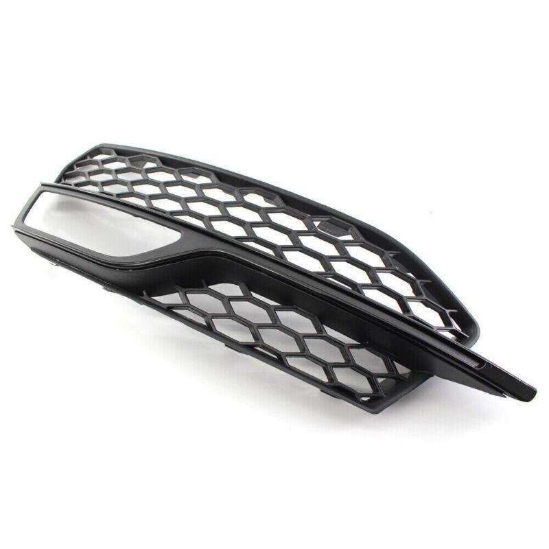 Fit For Audi A3 S-Line S3 2014-2016 Pair of Bumper Fog Light Grill Grille