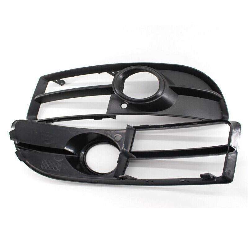 2X/Set Front Lower Bumper Fog Light Mesh Grille for Audi A4 B7 S-line S4 05-08