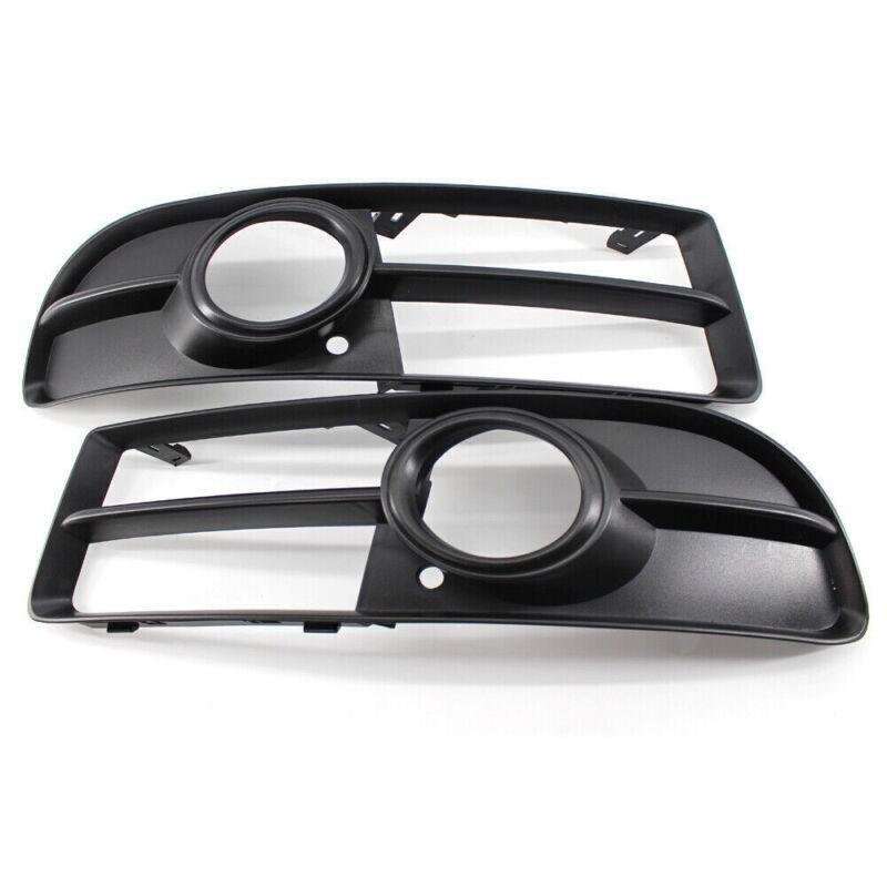 2X/Set Front Lower Bumper Fog Light Mesh Grille for Audi A4 B7 S-line S4 05-08