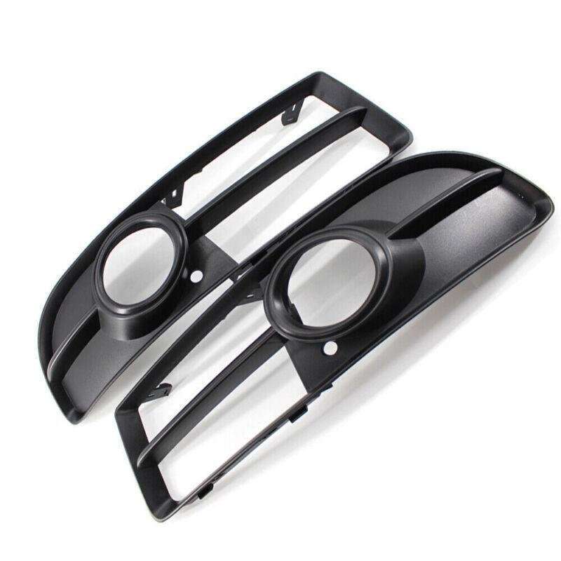 2X/Set Front Lower Bumper Fog Light Mesh Grille for Audi A4 B7 S-line S4 05-08