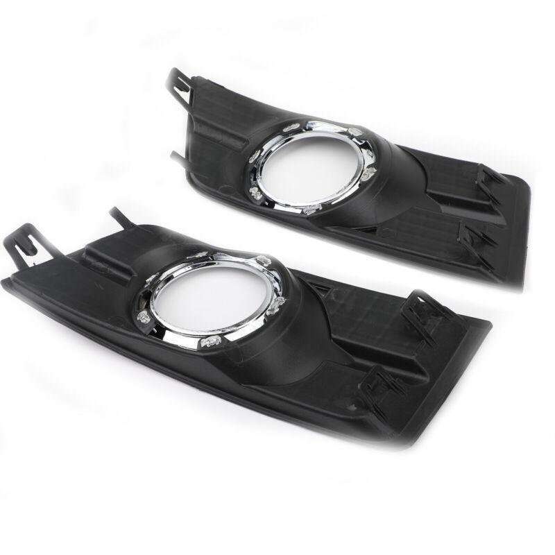 Pair Front Bumper Fog Light Frame Cover Left Right For Cadillac SRX 2010-2016