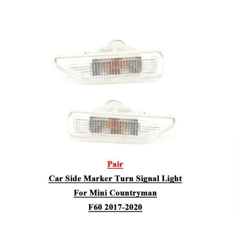 2x Side Marker Turn Signal Lights For Mini Countryman F60 17-20 63137406369/70