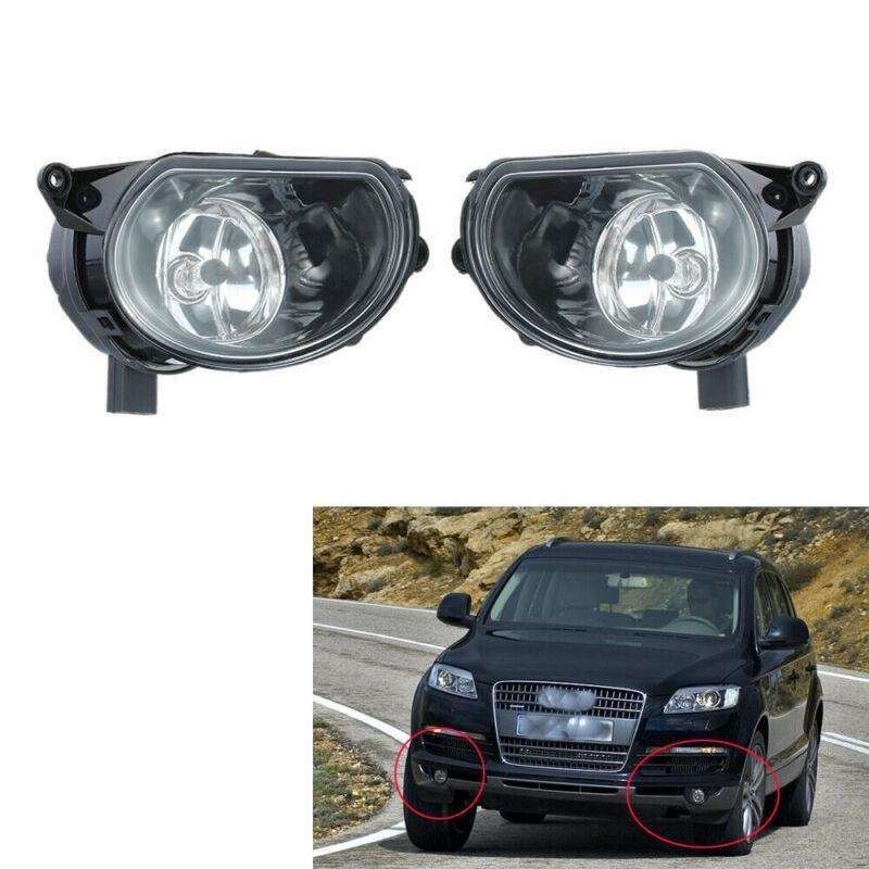 One Pair of Car Front Fog Lamp Lights w/ Bulb fit for Audi Q7 07-09