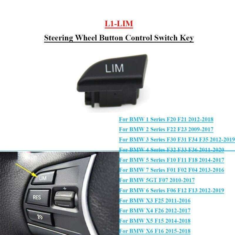 L1-LIM Steering Wheel Key Control Button For BMW 1 3 4 5 6 7 Series F20 F22 F30
