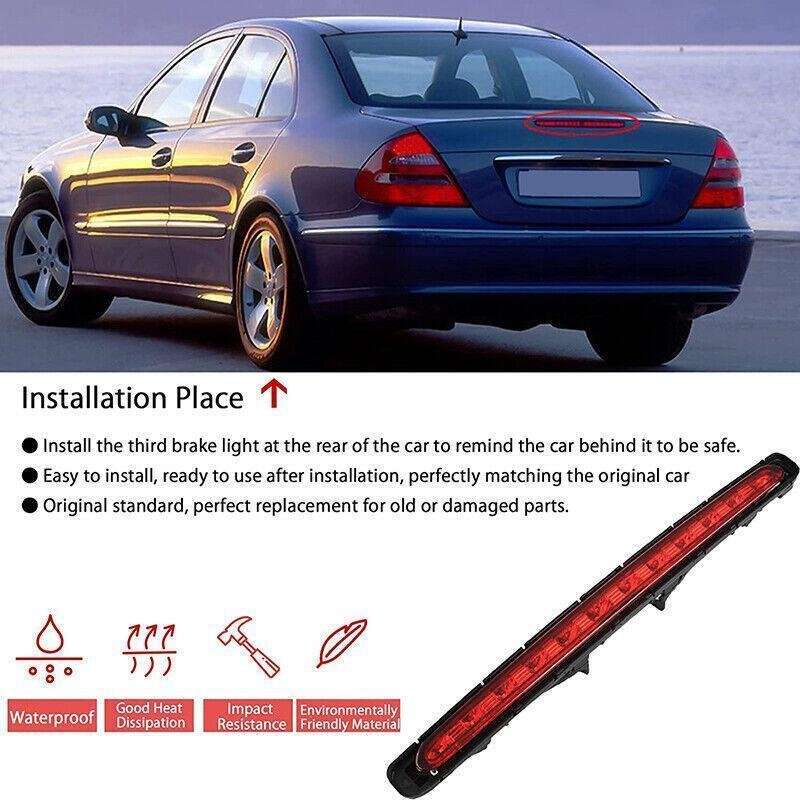 LED Rear Stop Lamp For Mercedes-Benz W211 E-Class 03-09 Red Third Brake Light