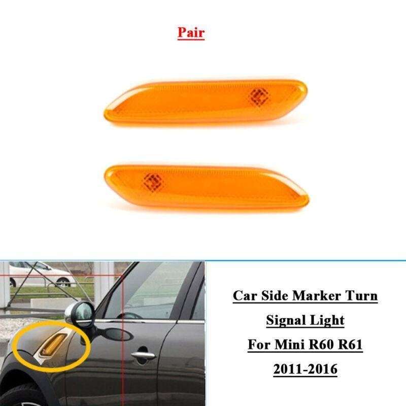 2x Car Side Marker Turn Signal Lights For Mini Cooper R60 R61 2011-2016 LR