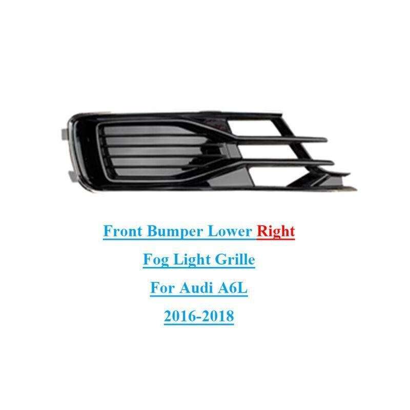 Front Bumper Lower Right Fog Light Lamp Grille For Audi A6L 2016-2018