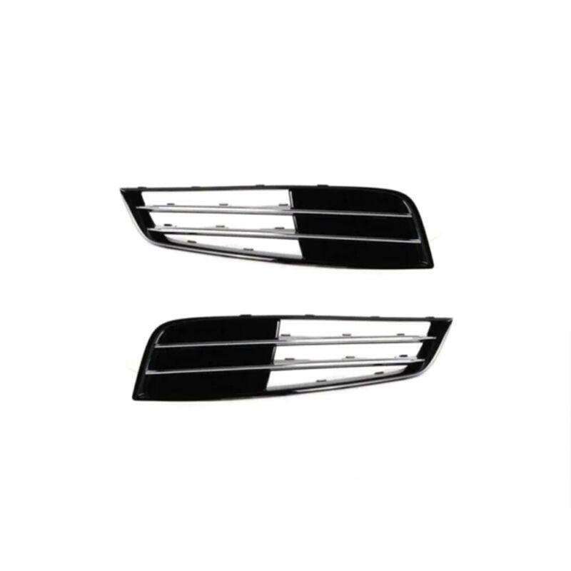 2x Front Bumper Fog Lamp Grille Cover For Audi A8 D4 11-13 LR 4H0807679K/680M