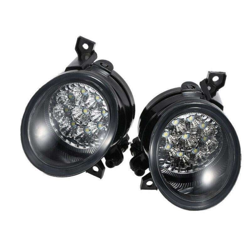 2x Car Fog Light Driving Lamp White 9 LED For VW GOLF GTI MK5 JETTA 05-09