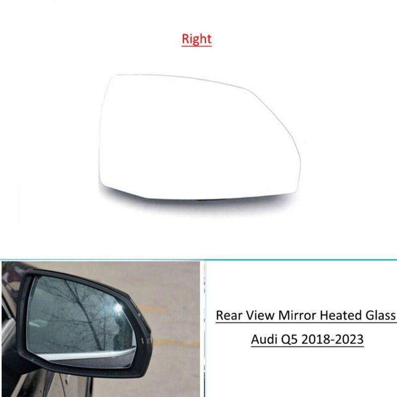 Mirror Glass Heated For Audi Q5 2018-2023 Q7 2017-2023 Right Side
