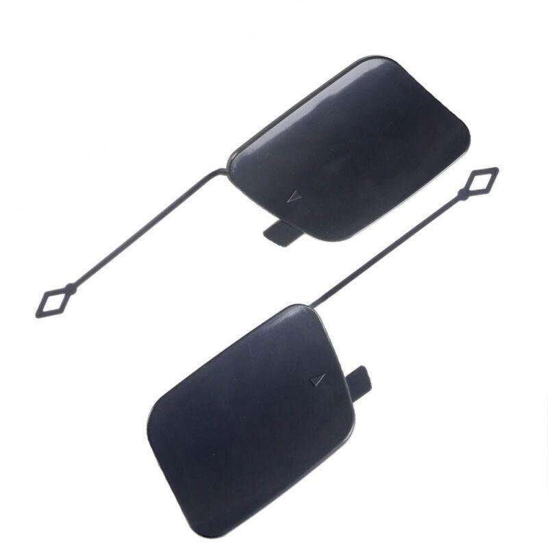 2pcs Set Rear Bumper Tow Hook Bracket Cover Cap Eye For BMW X5 F15 2014-2018