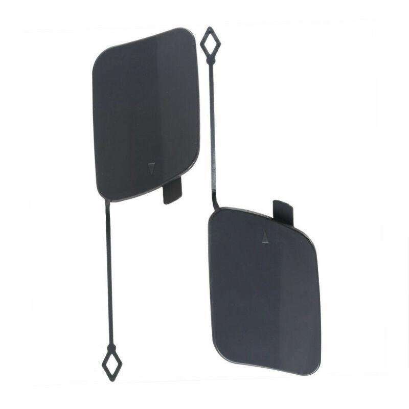 2pcs Set Rear Bumper Tow Hook Bracket Cover Cap Eye For BMW X5 F15 2014-2018