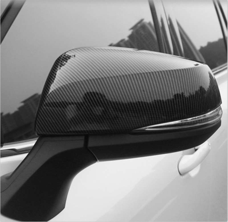 For Toyota Highlander 2020-2023 Carbon fiber Side Rearview Mirror Cover Trim Cap