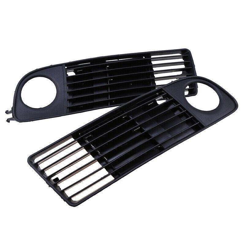 Front Lower Bumper Fog Light Cover Grille For Audi A6 C5 1998-2002 Pair