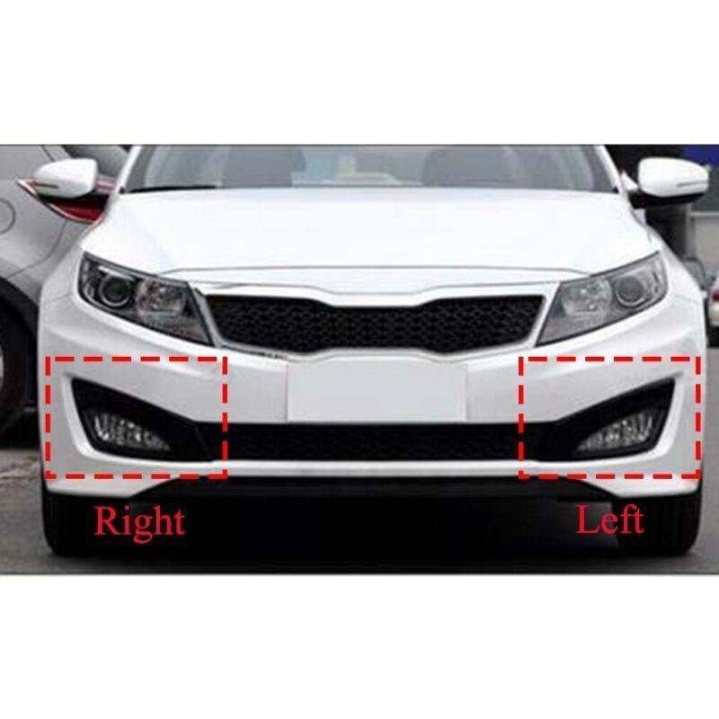 For Kia Optima K5 2011-2013 Right Side Front Bumper Fog Lamp Cover Frame Trim