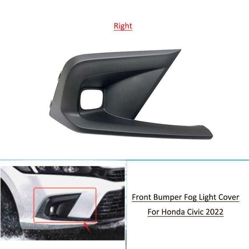 For Honda Civic 2022 Front Bumper Fog Light Cover Right Side