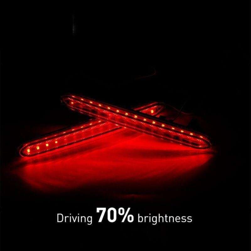 Rear Bumper Reflector Light LED Brake For Honda CRV For Acura TSX 2004 2005-2008