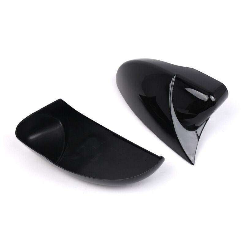 2x Rear View Wing Mirror Cover Caps For VW Jetta Passat CC Scirocco Gloss Black
