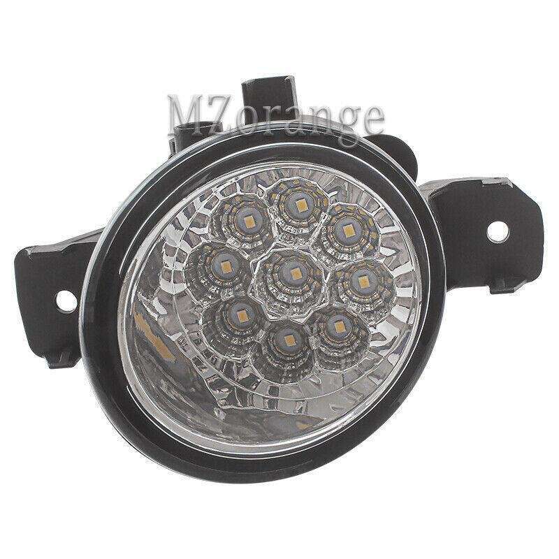 LED Pair Front Bumper Fog Light Driving Lamp For Infiniti QX60 14-15 Replacement