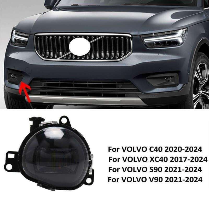 Front Bumper Fog Light Lamps For Volvo C40 S90 V90 XC XC40 2020-2024 Right