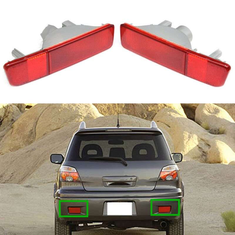 Rear Bumper Fog Lamp Light Reflector lamp For Mitsubishi Outlander 2003-2006