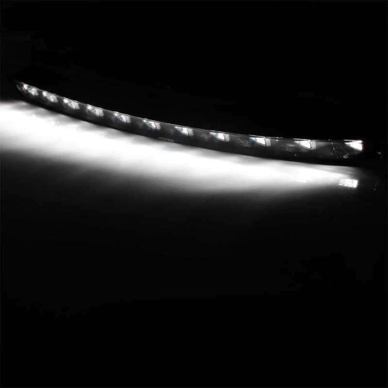 Pair Front Bumper DRL Daytime Running Light Turn Signal Lamp For AUDI Q7 10-2015
