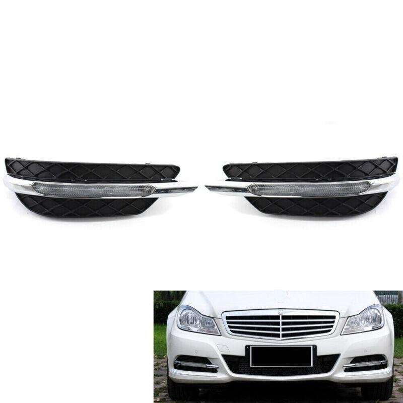 LED DRL Daytime Running Light Fog Lamp For Mercedes Benz W204 C-Class 2011-201