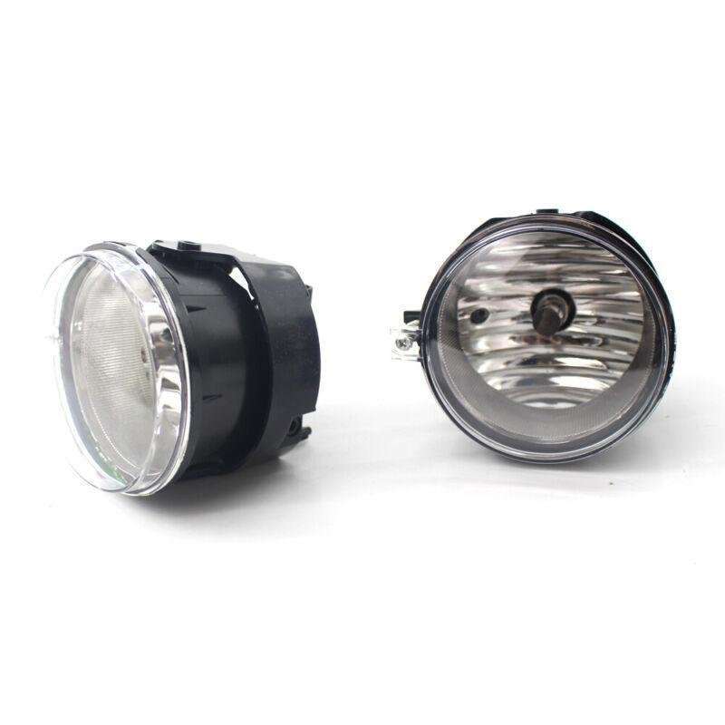 For 07 Compass Sebring Caliber 06-09 Charger Fog Light Lamp Set Pair W/ Bulbs