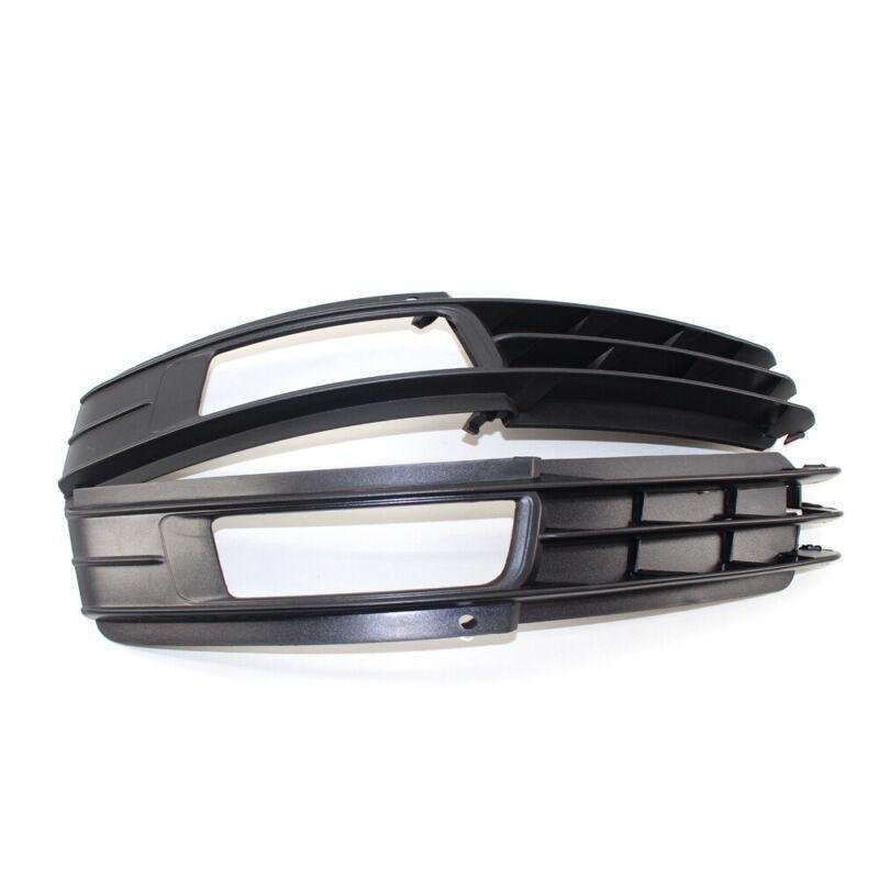 Front Bumper Fog Lights Lamp Grille Set Fit for AUDI A6 C6 4F 09-11