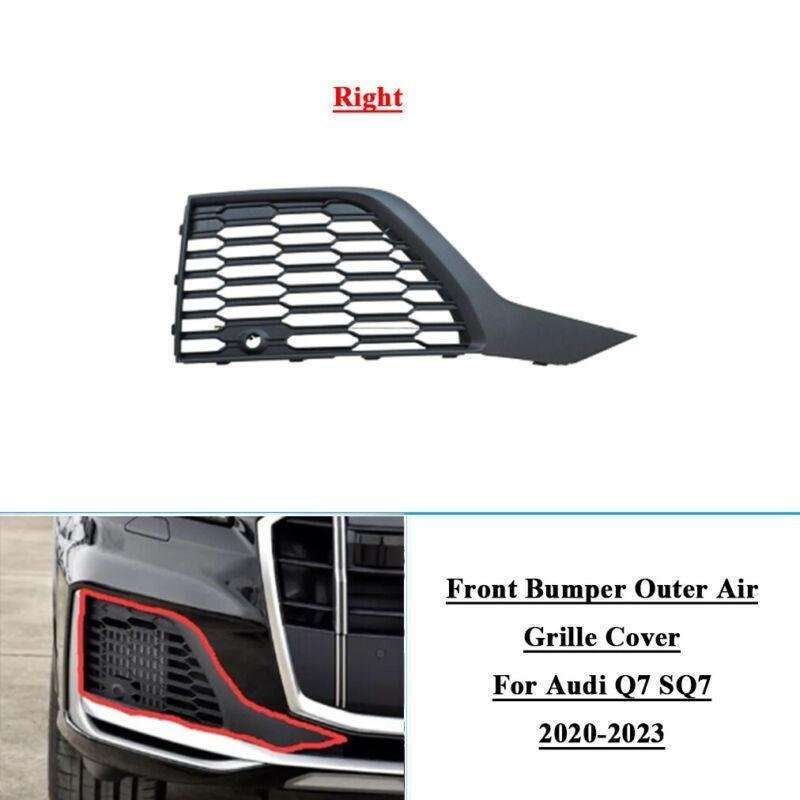 Front Bumper Outer Air Grille Cover For Audi Q7 SQ7 20-23 Rigth Side 4M0890682A