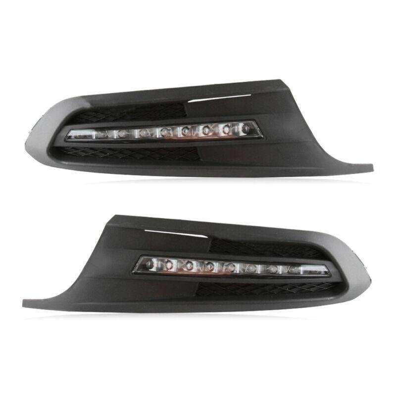 For Volkswagen Sagitar 12-14 Pair Daytime Running Light LED Fog Head Lamp DRL