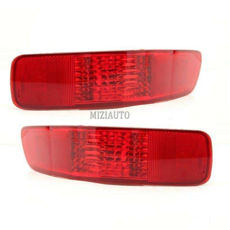 Pair Rear Bumper Reflector Light Tail Fog Lamp For Mitsubish Outlander 2007-2012