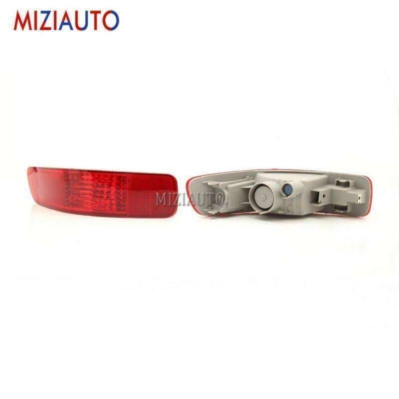 Pair Rear Bumper Reflector Light Tail Fog Lamp For Mitsubish Outlander 2007-2012