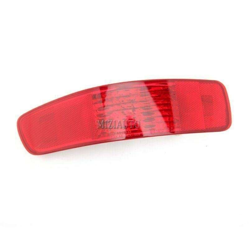 Pair Rear Bumper Reflector Light Tail Fog Lamp For Mitsubish Outlander 2007-2012