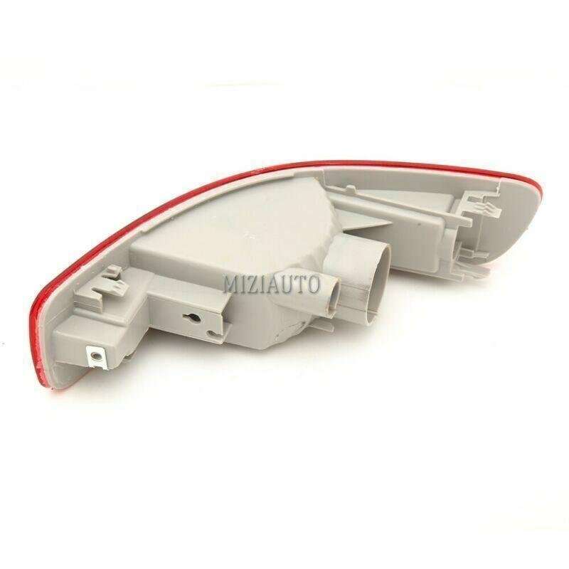 Pair Rear Bumper Reflector Light Tail Fog Lamp For Mitsubish Outlander 2007-2012