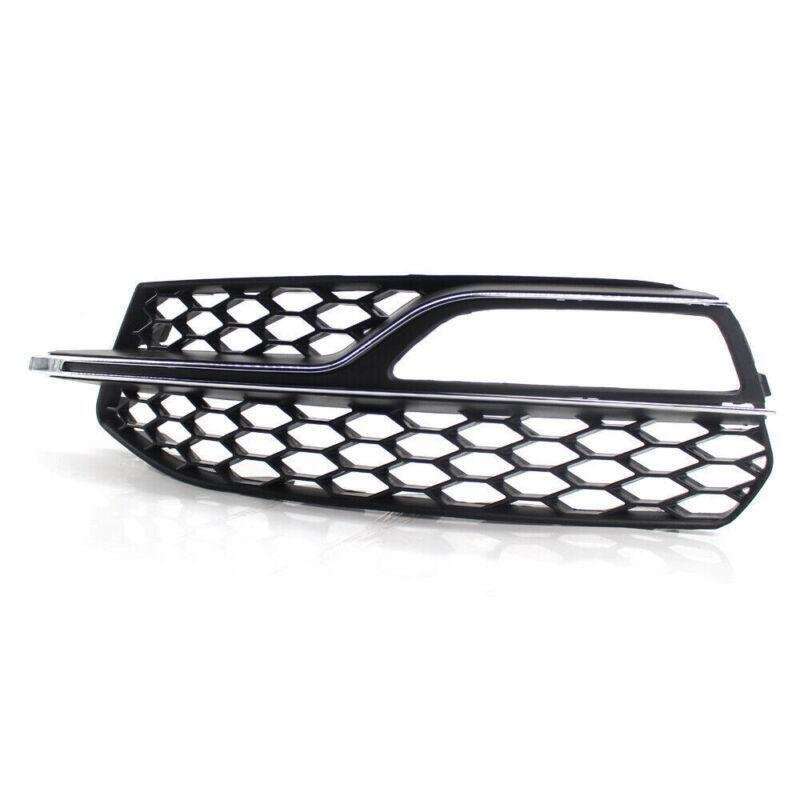 Fit For Audi A3 S-Line S3 2014-2016 Pair of Bumper Fog Light Chrome Grill Grille