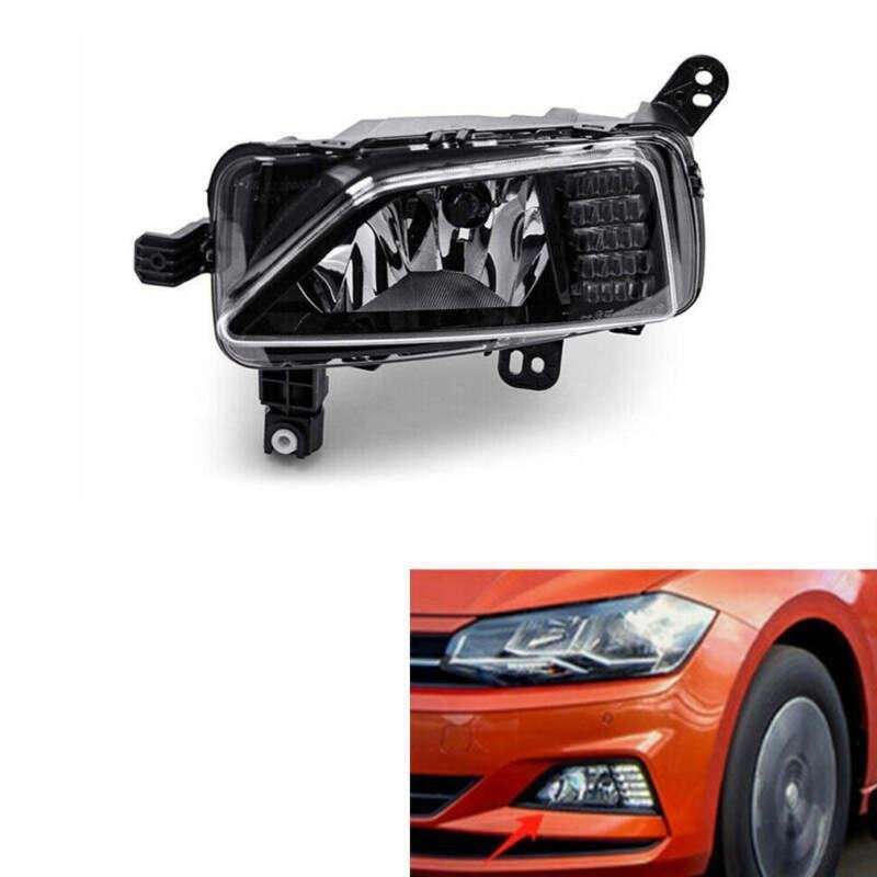 Left Front Bumper LED Fog Light Driving Lamp For Volkswagen VW Polo 2018-2021